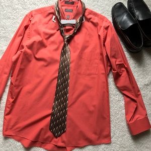 Coral Men’s Dress Shirt